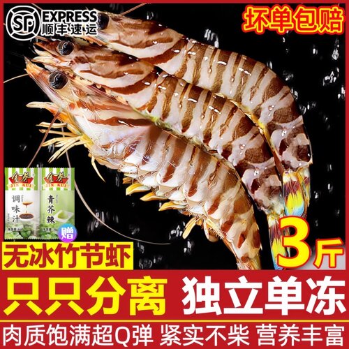 【7-8只/斤】和手臂一样大的虾