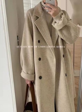 2023 autumn winter women long jacket coat lady coats仿呢大衣