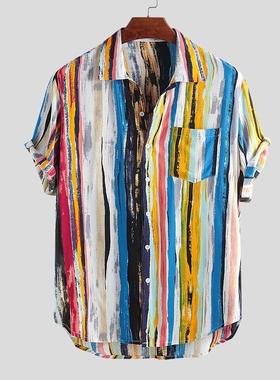 e Top Blouse Turn-down Collar Short Casual Shirts Daily Tops