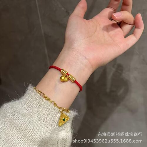 葫芦盘缠手工编织本命年福禄红绳