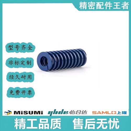 模具SWL蓝色国产轻负荷TL65mn扁线外直径20进口合金钢矩形弹簧