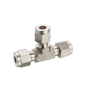 等径304不锈钢卡套接头XZY36-D4/D6/D8/D10/D12 T型三通接头1/8