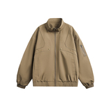 JK321/P108控148秋季小伙解构设计派克服夹克工装外套男卡其首1，男装夹克，星座305B