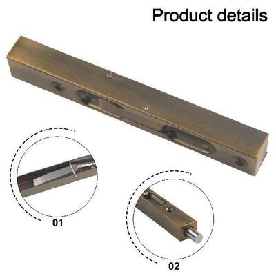 Double Door Security Latch Blind Latch Invisible Bolt