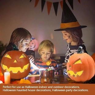 LED Lamp Pumpkin Decor Plastic Lantern Halloween