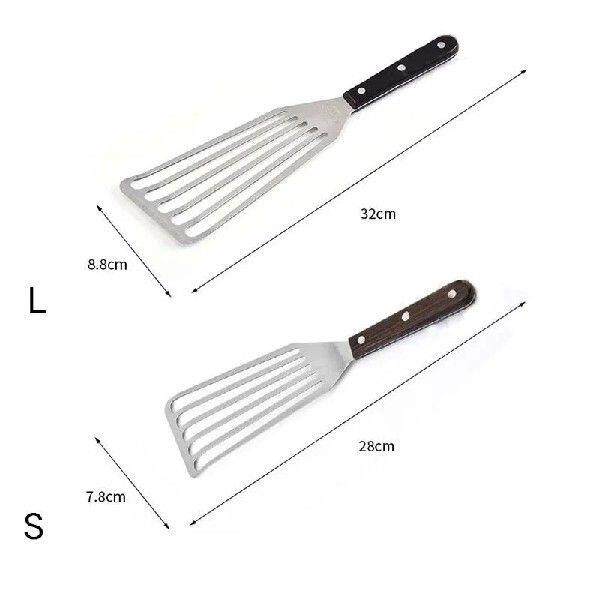 Stainless Steel Cooking Spatula Frying Steak Fish Pancake
