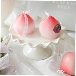 Aromatic Candle Fruit 1pc Wax Peach Soy Aromatherapy Cute