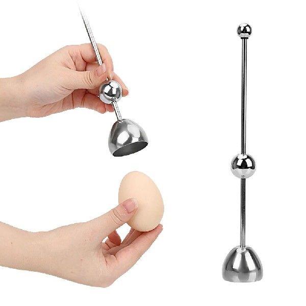 HILIFE Kitchen Gadgets Egg Tools Egg Knocker Opener Boiled