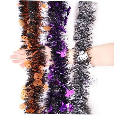 Pumpkin skull pendant for Halloween decorating scene