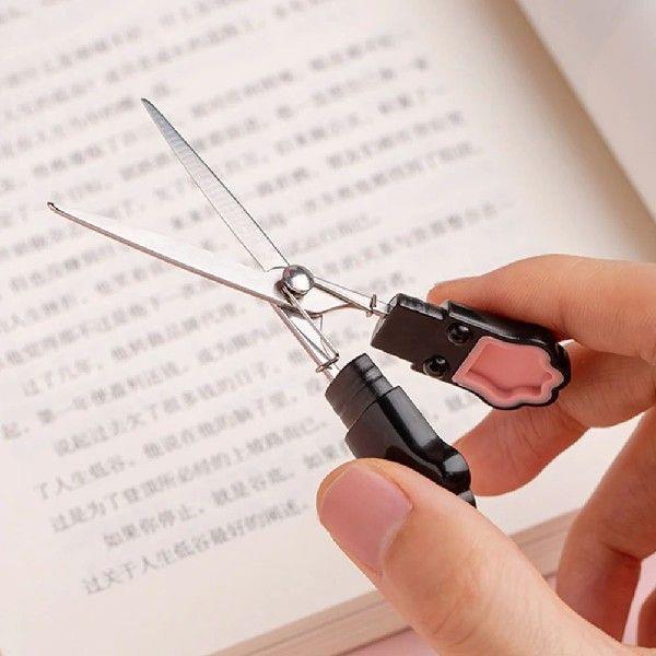 2 Pcs Cartoon Office Scraping Stainless Steel