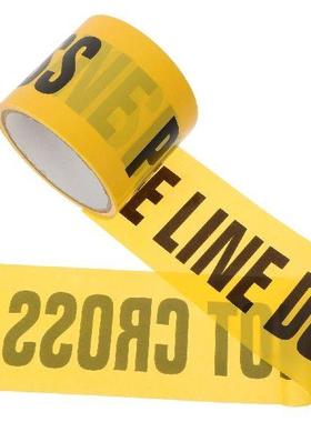 Caution Tape Cordon Crime Scene Warning Not Enter Yellow