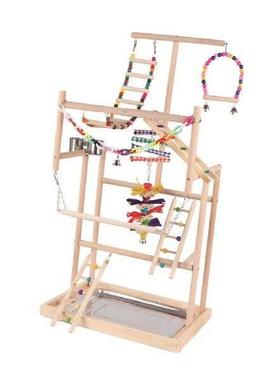 Parrot Bird Playground Exercise Toy Bird Gym Parakeet Bird