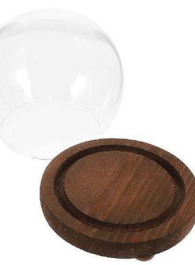 Spherical Glass Cover Preserved Flower Covers Cloche with