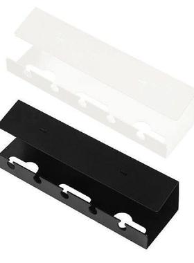 2Pcs Under Desk Cable Management Tray Self Adhesive Cord