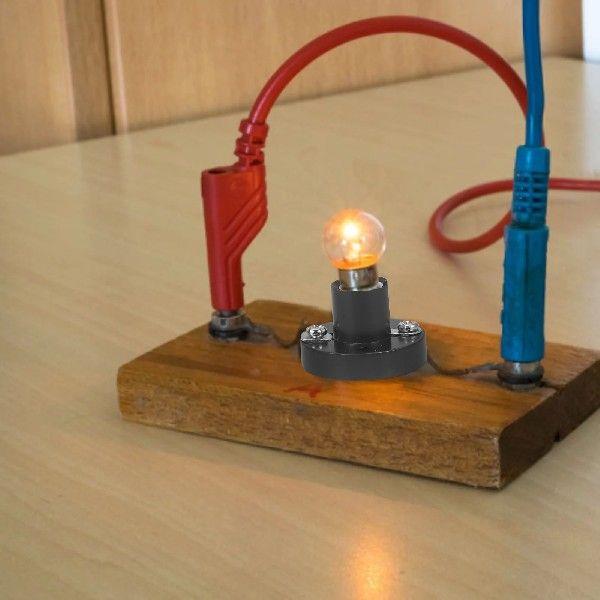 10 Pcs Experiment Equipment Screw Lamp Holder Light Bulb