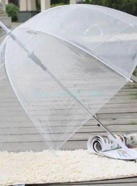 Fashion Clear Bubble Dome Umbrella Transparent Windproof
