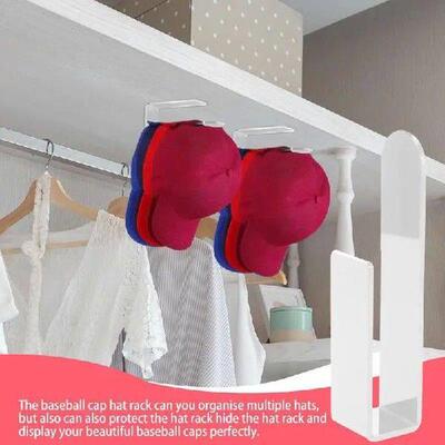 Acrylic Baseball Hat Holder Wall Mounted Hat Rack