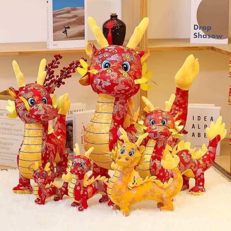 Year of the Dragon mascot dragon doll year of life plush toy