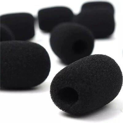 A14M 1000Pcs Microphone Headset Grill Windshield Sponge