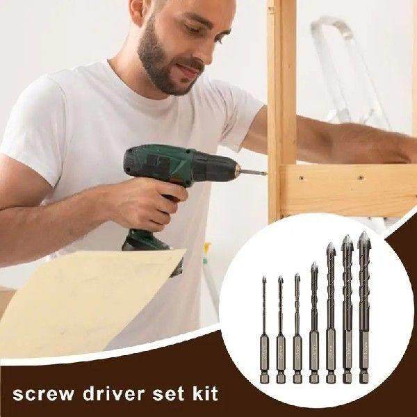 Screwdriver Drill Bit Set 7X Screw Driving Drill Bits
