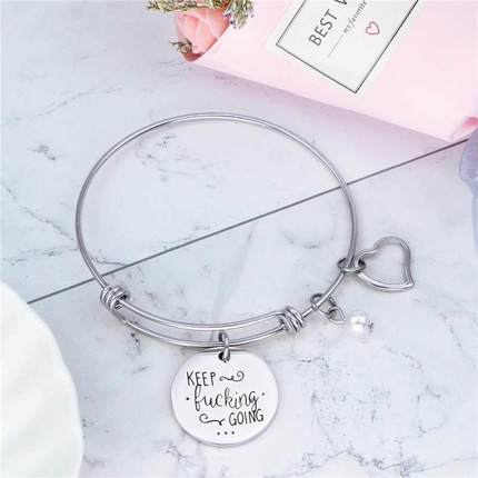 keepfuckinggoing titanium steel classic push-pull brlet