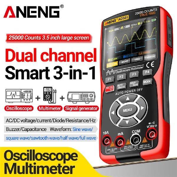 Digital Automotive Oscilloscope Multimeter 3.5inch Screen