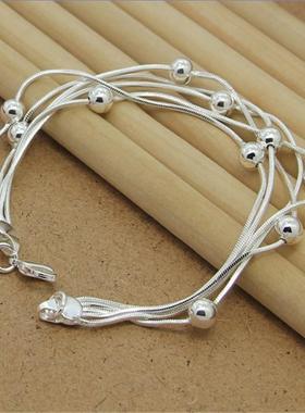 r Heart Snake Bone Bracelet For Women Men Charm Jewelry Gift