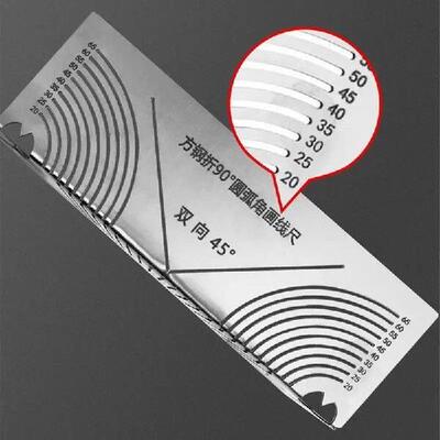 Precise-Flex Angle Arc Marking Tool Metal Pipe Saddle