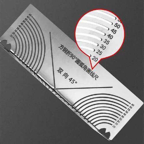 Precise-Flex Angle Arc Marking Tool Metal Pipe Saddle