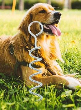 Outdoor Dog Tie Stake For Large Dogs In Yard Fence Tie Out