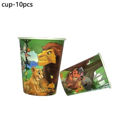 Lion King Simba Birthday Party Decorations Paper Cups Plates