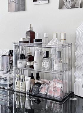 Makeup Organizer Cosmetic Storage Box Drawer Type Desktop Fi