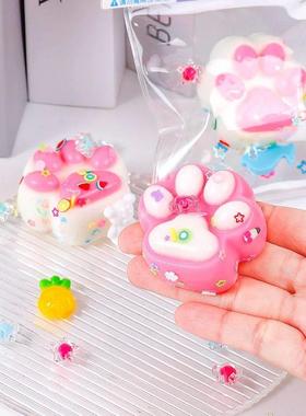 Cartoon Cat Paw Squishy Squeeze Toy Soft Mochi Toys Cute Slo