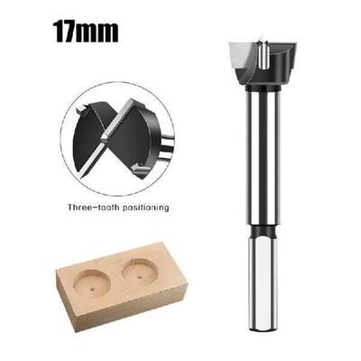 17mm Forstners Drill Bit with Optimised Geometrys for