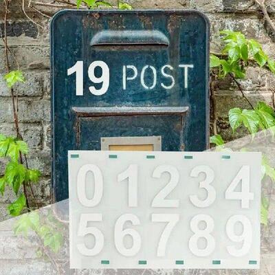 Mailbox Number Decal House Numbers Sticker Water Resistant
