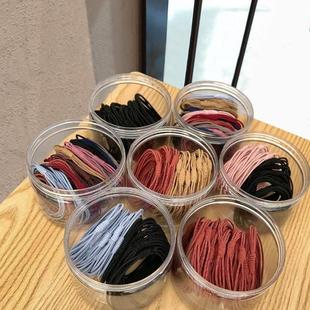 band female hair rope tie black rubber elasticity Hair high