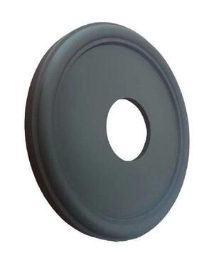 Light Fixtures Covers Plate Black Home Round Medallion PU