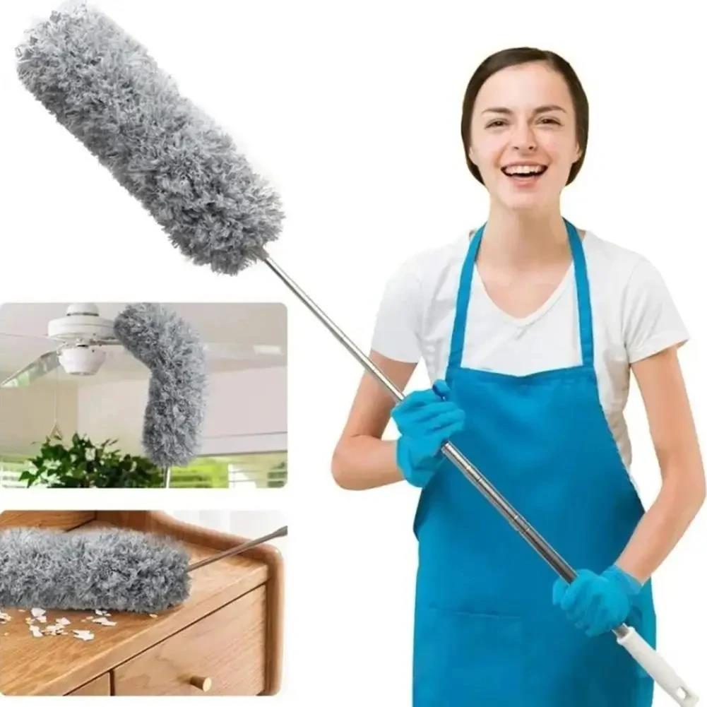 Retractable Duster Stainless Steel Long Handle Dusting Car C