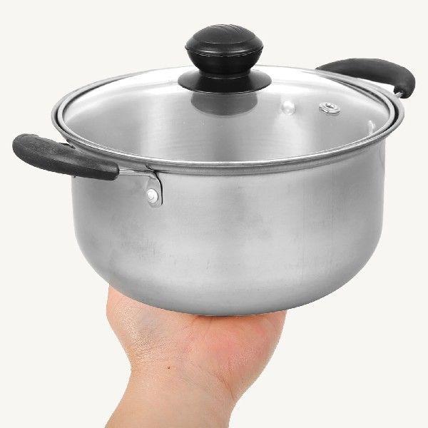 Pan Stainless Steel Ramen Noodles Soup Steamer Cookware