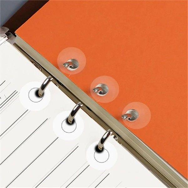 16Sheet Hole Punch Protector Label Sticker Loose Leaf Paper