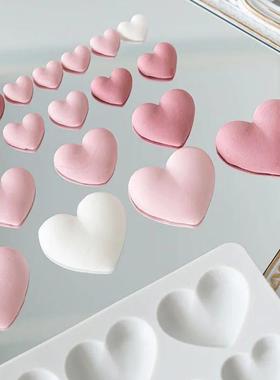25 Cavity Love Silicone Molds DIY Heart Shaped Cake Mold Pas