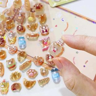 可爱 饰贴纸DIY手机lug 卡通3D贴纸卡哇伊装