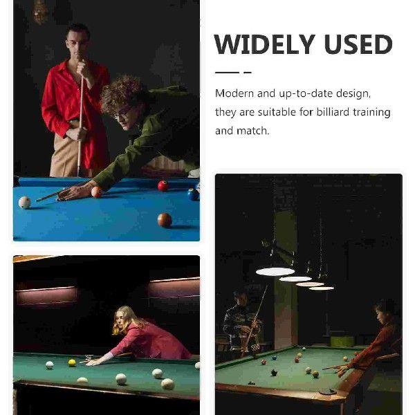 6 Pcs Powdered Pool Cue Billiard Rod Chalk Bulk Multi-use