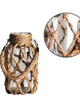 Glass Vase Holder Florals Container Handwovens Twines Net