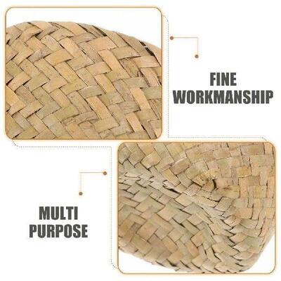 2 Pcs Trash Can Storage Basket Mini Waste Garbage for