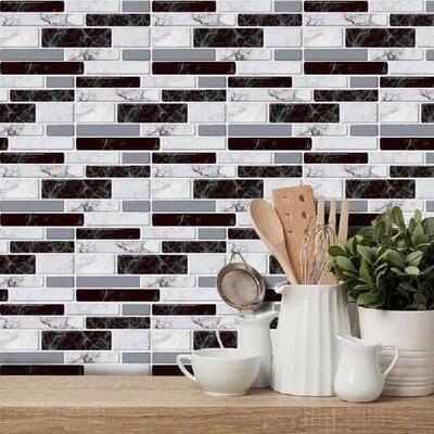 PXPC 27pcs Waterproof Imitation Brick Tile Stickers DIY