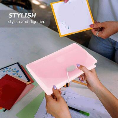 Lovely Large Capacity Accordion Folder File Document Holder