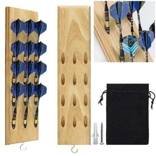 Stand Solid Wood Dart Mounted Wall Organizer Display