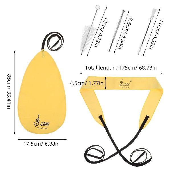 Tool Wind Instrument Cleaning Kit Cloths for Clarinet Tools