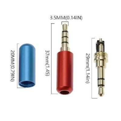 3.5mm 3/4 Pole Earphone Soldering Audio Jack Adapter 3.5MM